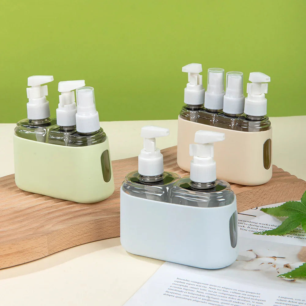 QuadFill - 4-in-1 Travel Dispenser Bottle