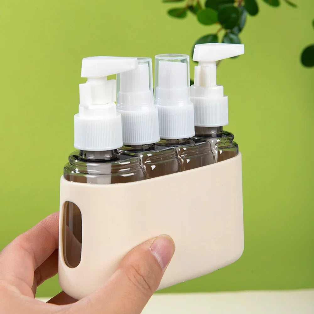 QuadFill - 4-in-1 Travel Dispenser Bottle
